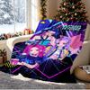 KPop Demon Hunters Pattern Blanket for Home Decoration, Bed, Sofa, Car Travel, Camping, Suitable for All Seasons, Birthday Christmas Gift
