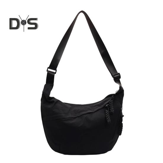 Сумка через плечо с регулируемым ремнем застежка-молния сумка-слинг в форме дуплинга с 2 внешними карманами и отделениями для ноутбука холщовая сумка для путешествий школы чёрный 1457₽