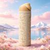 Stainless Steel Insulated Water Bottle With Handle For Outdoor Travel And Large Capacity