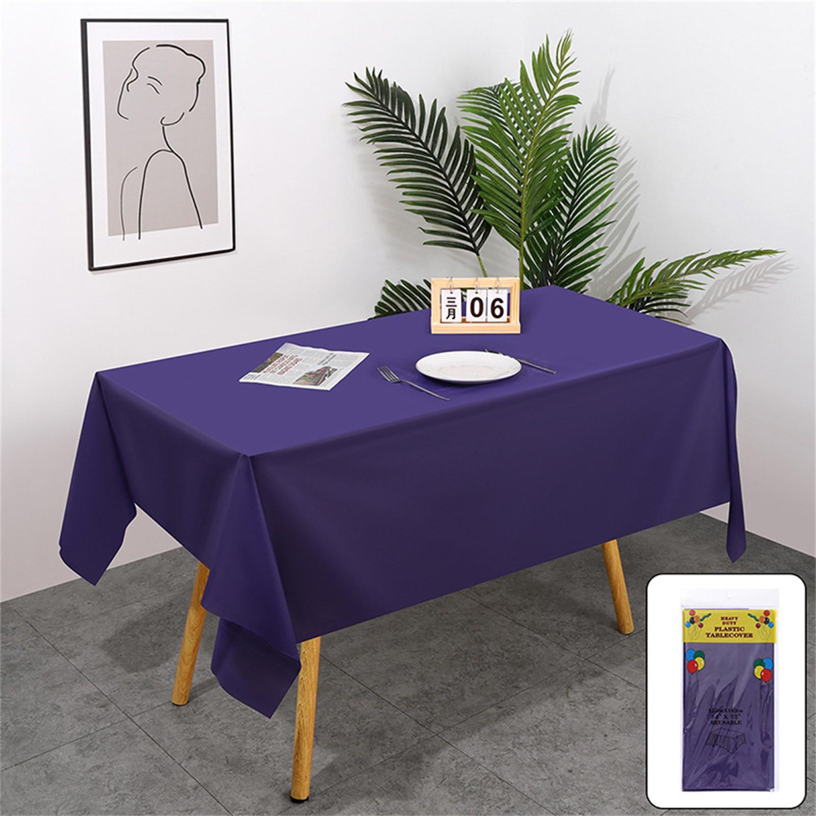 

Пластиковая скатерть Одноразовая пластиковая радужная скатерть Красочные прямоугольные скатерти для радужной вечеринки, дня рождения, свадьбы, украшения One Size тёмно-синий