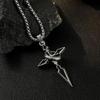 Punk Ägyptisches Ankh Kruzifix Amulett Anhänger Halsketten Anhänger Edelstahl Symbol des Lebens Kreuz Halsketten Schmuck 2025 Geschenke