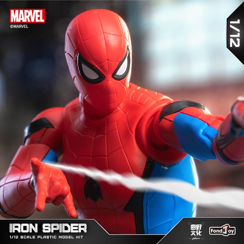 FondJoy Marvel Spider-Man Venom Genuine Articulated Action Figures Model Kit Desktop Ornaments Boy Splicing Trendy Toy Gift 1/12 Poseable Scale