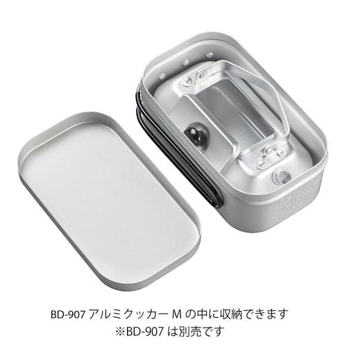 BUNDOK Aluminum Kettle BD-906 Solo, Lightweight, 350ml, Silver