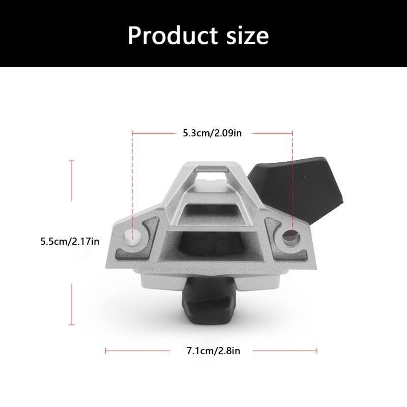 Quick Release Mounting For Snowmobile Ski Rack Works With Storage System