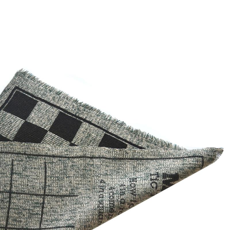 3 in 1 Giant Checkers Set Vintage Giant Checkers Game with Reversible Mat Indoor and Outdoor Board Game for Family