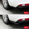 For Universal Car Rear Bumper Lip Diffuser ABS Carbon Fiber Black Styling Protective Exterior Body Kit Upgrade Trim Accessories