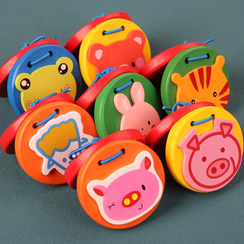 Alligator Clapper Wooden Toy for Infant & Toddler Early Education