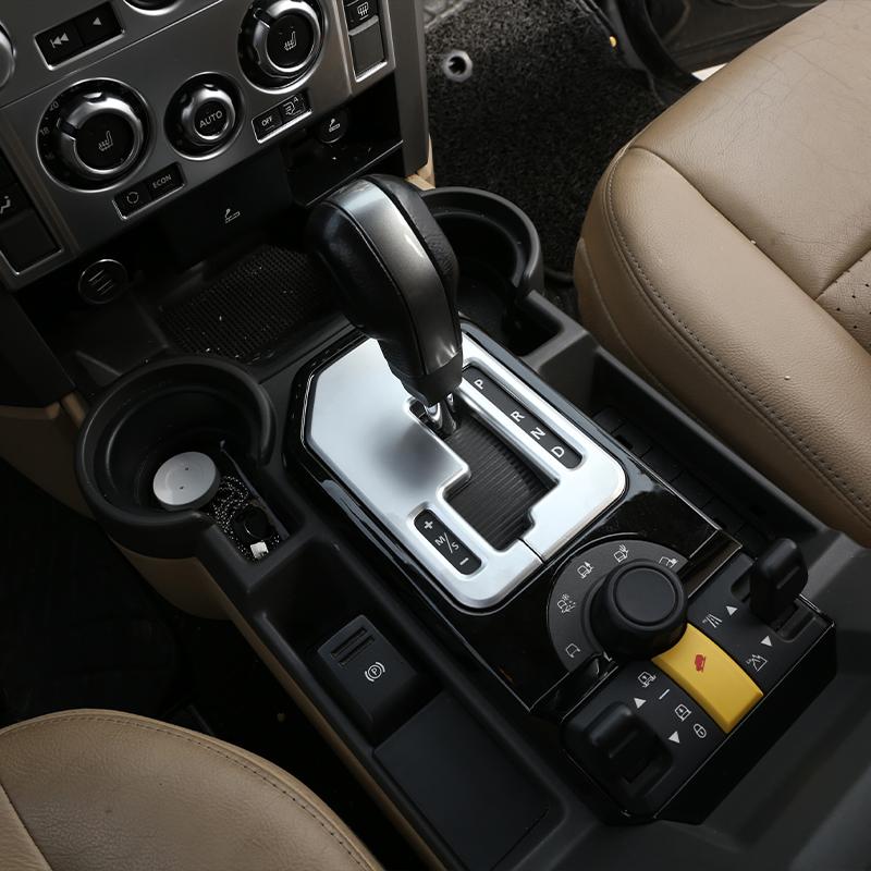 Car Styling Center Console Gear Shift Panel Covers Frame,For Land Rover Discovery 3 LR3 04-09,Discovery 4 LR4 10-12