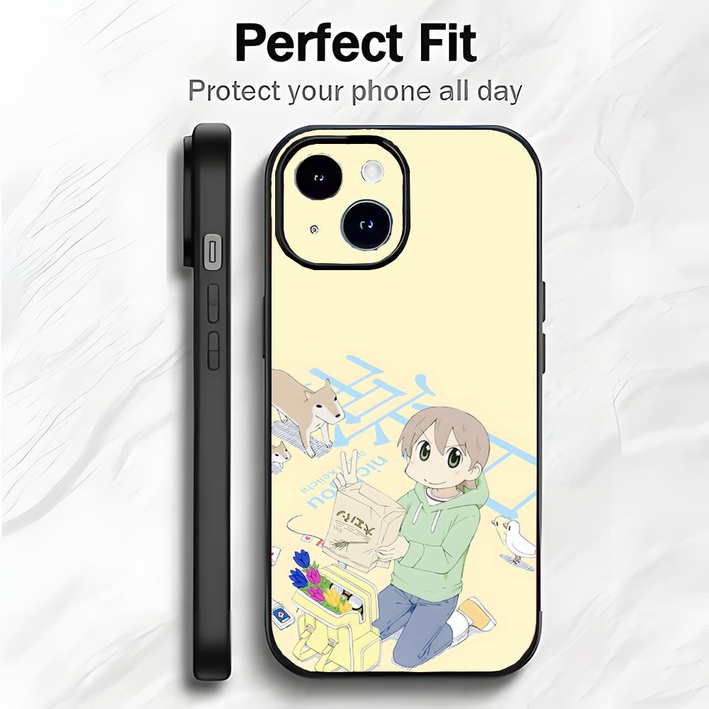 Cute Funny Slice Anime N-Nichijou Phone Case Phone Case Soft Packaging Lightweight For iPhone17 16 15 14 13ProMax