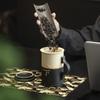 Edenus 'Hand Gripping the World' Ceramic Office Mug