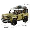 2573 PCS Technical Land Off-road Defender Sport Auto Bausteine 42110 Set Modell Fahrzeug Spielzeug Ziegel für Jungen Erwachsene Geschenke