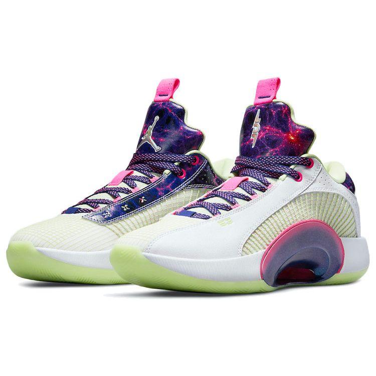 Luka Doncic X Air Jordan 35 Low Cosmic Deception Unisex Sneakers White DJ9805-190