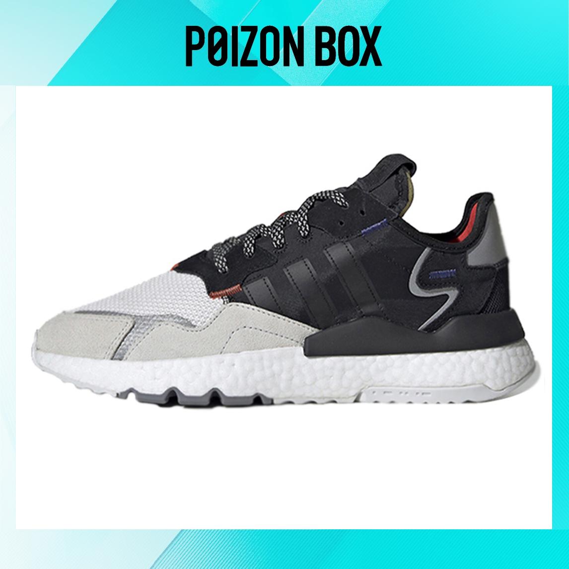 

кроссовки adidas originals Nite Jogger 3M Core Black Crystal White EF9419