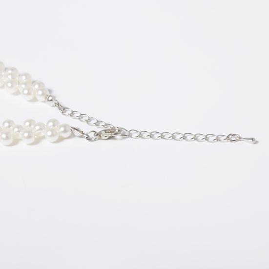 Abendparty Damen Elegant Faux Perlen Choker Halskette Schmuck Jubiläumsgeschenk