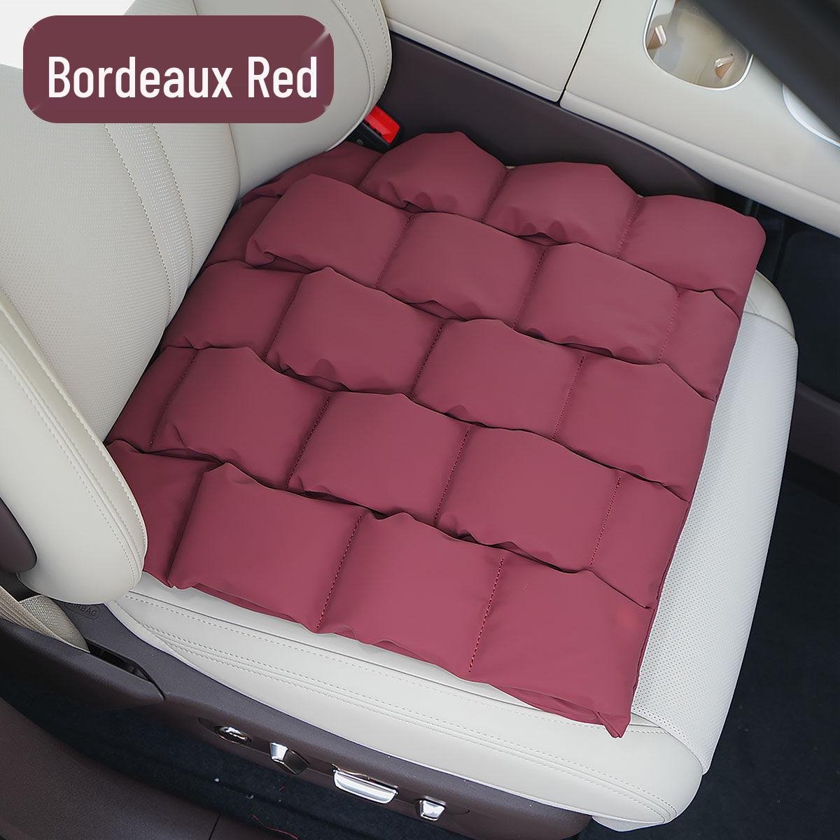 Universal Nappa Leather Car Seat Cushion - Stain-Resistant, Comfortable, and Breathable for All Seasons 45x45x4 cm