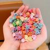 174----50pcs Minimalist Solid Hair Claw Mini Cute  Clip Cartoon Headwear Non Slip Hair Styling Accessories