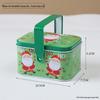 Creative Christmas Tin Bucket for Candy, Biscuits & Snacks - Ideal Gift Packaging