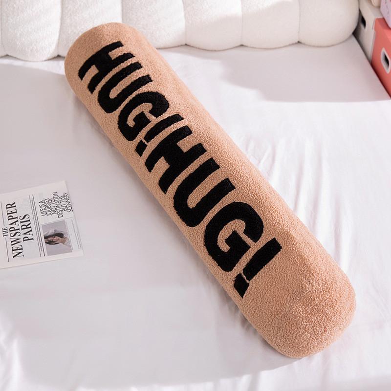 Long Cylindrical Stylish Plush Toy Embroidery Side Sleepers Girl Gift Dolls