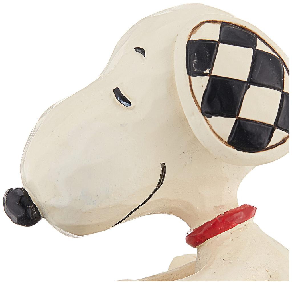 enesco Enesco Peanuts by Jim Shore Snoopy Typing Miniature Figurine, 3 Inch, Multicolor