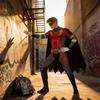 Κοστούμι Cosplay Robin DC Titans με Πολυεστερικό Ύφασμα για Role Play Anime