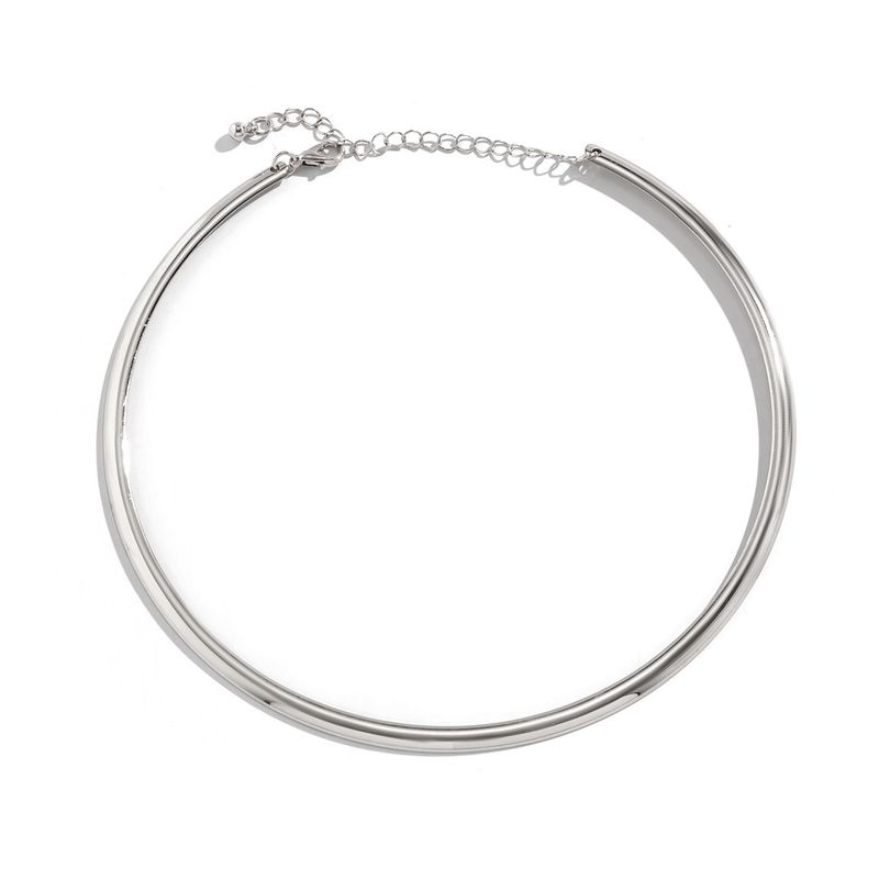 Niche Style Glossy Metal Women's Fashion Choker Collar