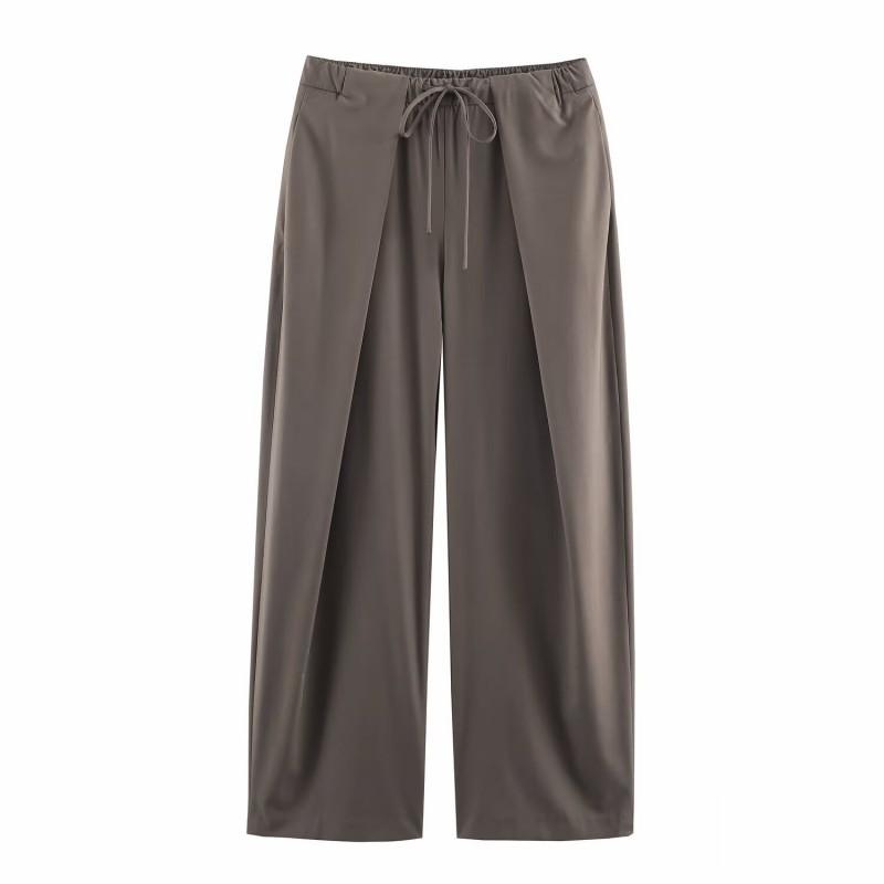 Womens Casual Pleated Pants 2026 Commute Fashion Versatile Trousers 4043267
