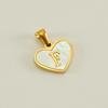 High-Quality Stainless Steel Heart Letter Pendant Necklace - Trendy Ins Style Clavicle Chain