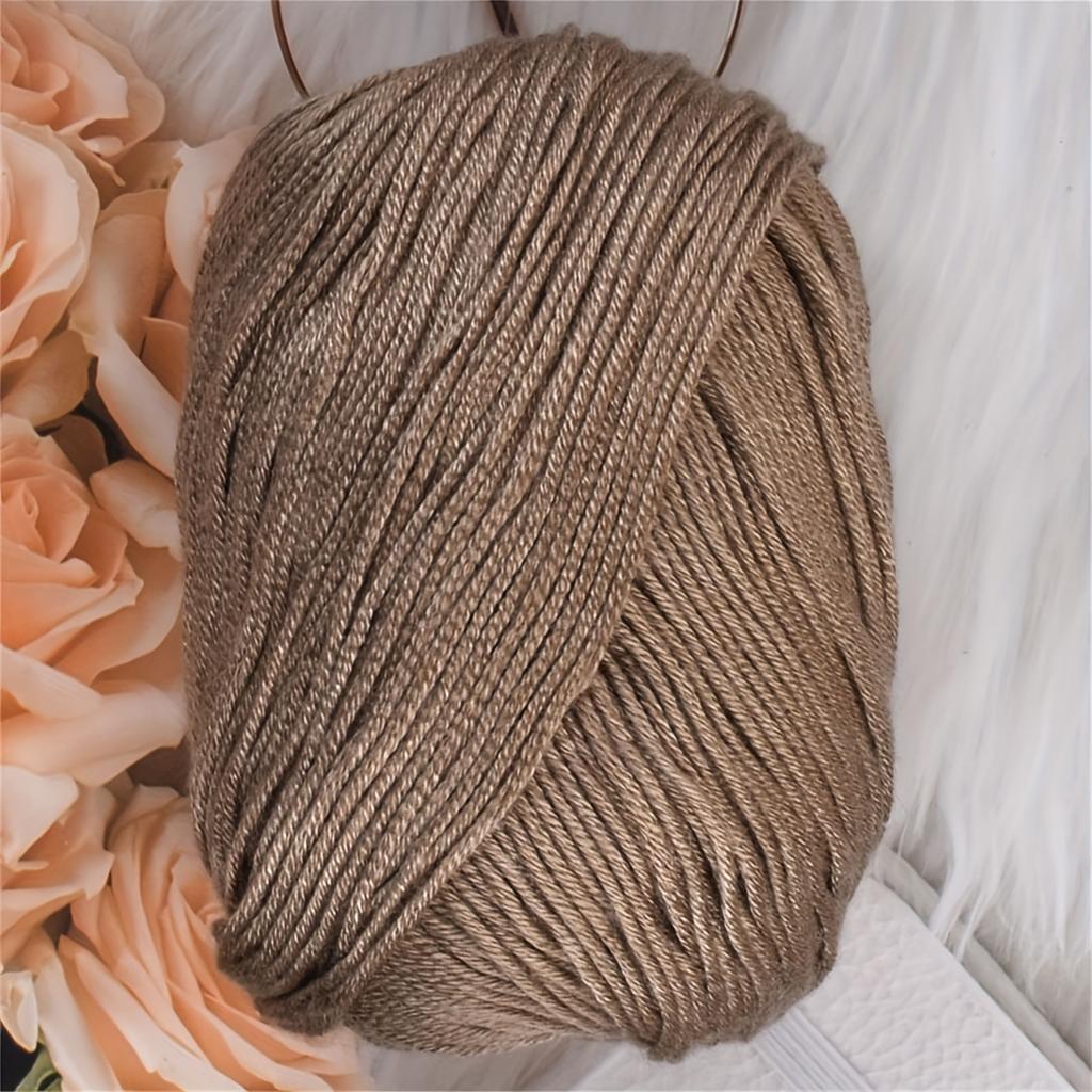 6pcs 300g/10.56oz RayonYarn Soft & Machine Washable Knitting Crochet Yarn for Sweaters Jewelry Making DIY Craft Yarn for Clothing & Accessories