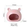 Small Animal Hideout Ceramic Chinchilla Mini Hut Cave Cage Accessories for Dwarf Hamsters Gerbils and Hedgehog Hamster House