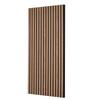Wood Slat Acoustic Panels 23.6 X 47.2 Inch for Modern Wall Decor Walnut
