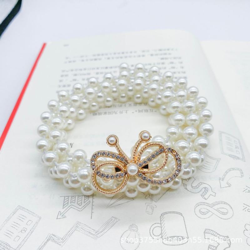 Women s pearl waist chain - perfect for dresses, summer casual style, rhinestone embellished, elastic waistband