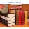European Home Decoration Wooden Antique Book Box Simulation Book Study Room Props Book Dec