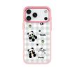 Applicable to Apple 17 mobile phone case, advanced sense 16 replaceable back plate 15promax magnetic mobile phone case, plaid panda.