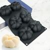 6 Cavity Mangosteen Silicone Molds Non-Stick Dessert Mold Clouds Baking Molds  for  Dessert Baking