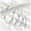 Women S Fashion Minimalist Hollow Smooth Large Hoop Earrings