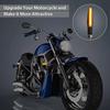 2 pcs Universal Motorcycle Turn Signals Blinker Lights Amber For Suzuki DRZ400s