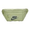 Solid Color Minimalist Letter Logo Print Zipper Waist Bag Small Unisex Waist Bag Gray-Green BA5751-310