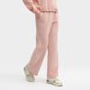 Fila Solid Color Straight Leg Knitted Casual Pants Women Bottoms Sugar-Pink F11W349602F-PK
