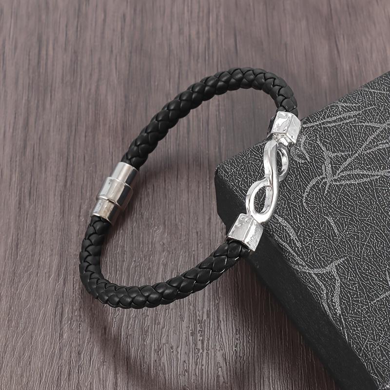 New High Quality Unlimited Symbol Bracelet Punk Style Men's Handstring Bracelet