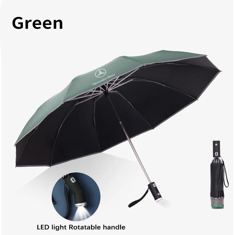 

Mercedes Benz A B C E S Class AMG GLA GLB GLC GLE CLA CLS SLC GLS GLK SLK Vito Car Automatic Folding Windproof Sunshade Umbrella
