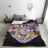 Rumi Neon Showcase Kpop Demon Hunters Star Warm Soft Blanket  Plush Throw Blanket Home Decor Flannel Bedspread Sofa Bed Cover