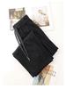 2025 Autumn/Winter Women's Woolen Curved Blade Wide-Leg Pants, Plus Velvet, Thick, Comfortable, Skin-Friendly, Casual Banana Pants