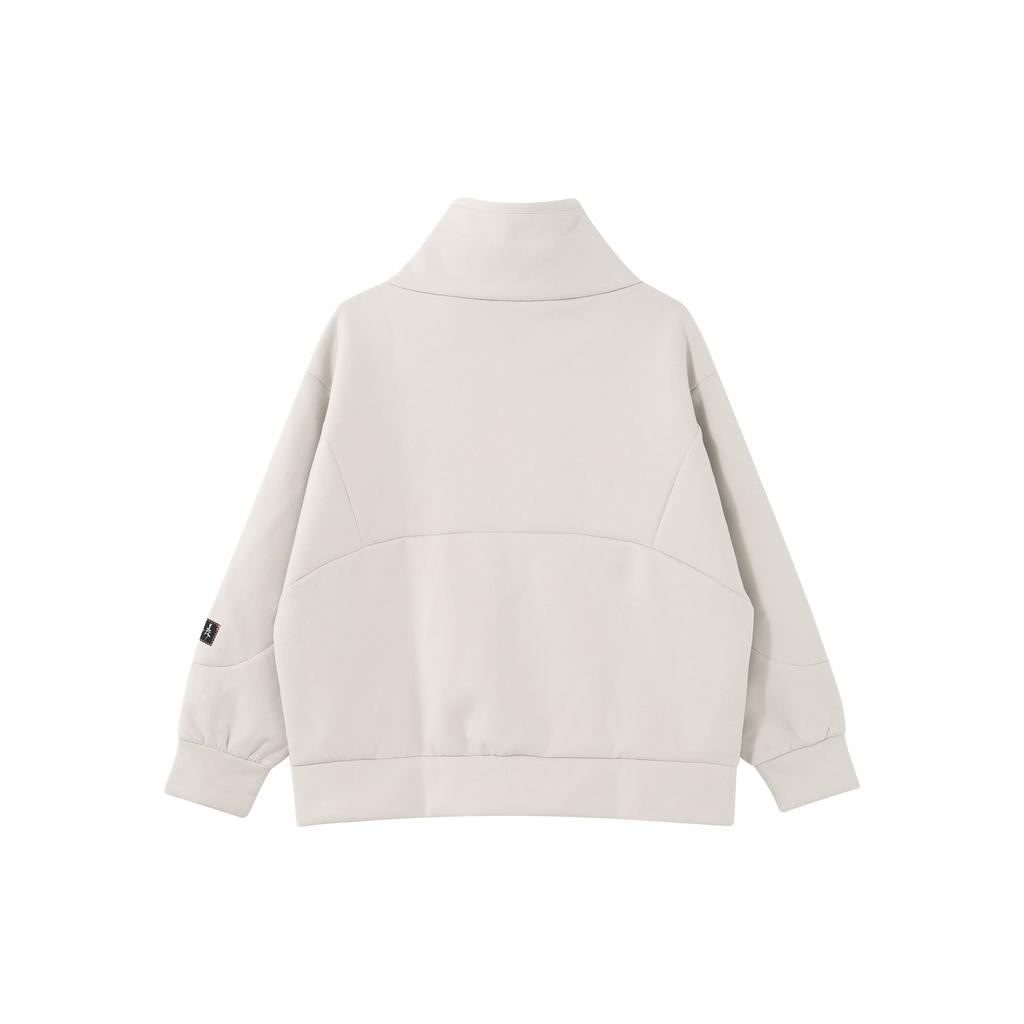 adidas Jachetă din tricot cu logo-ul de culoare uni, cu guler Jachete pentru femei, clar-maro HZ0248