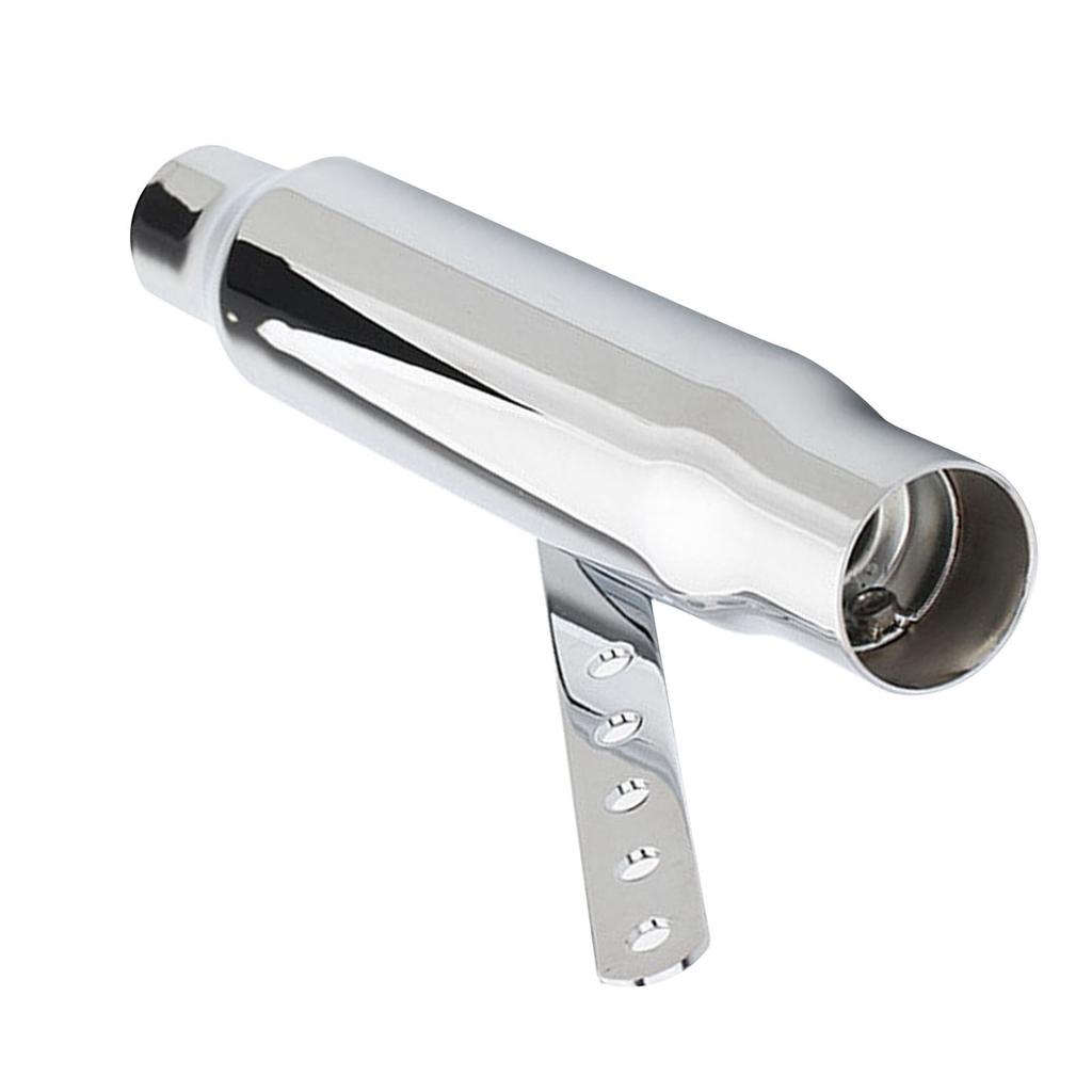 Motorcycle Exhaust Pipe Stainless Steel Noise Reduction Muffler Silencer Pipe Universal for Motorbike