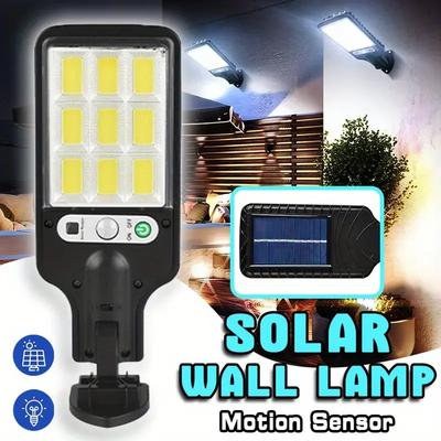 1/2 Motion Sensor Solar Rechargeable Street Lamp Outdoor Wall Lamp for Courtyard and Porch Lighting Decoration Light