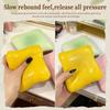 Silicone Cream Toast Squeeze Toy TPR Cartoon Fidget Toy Cream Toast Pinch Toy  Kids Tricky Doll