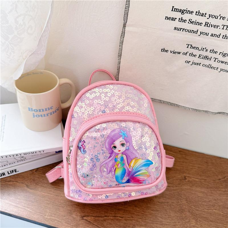 School Bag New Love Cartoon Backpack Girls Foreign Versatile Children's Bag Lightweight Spine Protection To Reduce the Burden