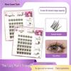 Mi Lin Sweet Cloth Glue-Free Removable Natural Cluster Lashes: Beginner 3-Step Dense Segmented Eyelashes