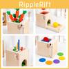 Coin Operated Wooden Carrot Pulling Stick Multifunctional Game Box Toys Kid