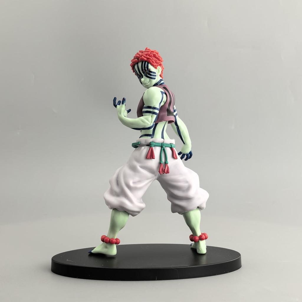 Demon Slayer Kimetsu No Yaiba Akaza Battle Douma Anime Figure Pvc Exquisite Model Desk Ornaments Collection Gift For Manga Fans